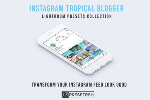 Preset Tropical blogger for lightroom