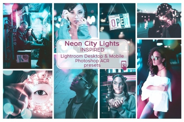 Preset ACR Neon City Lights for lightroom