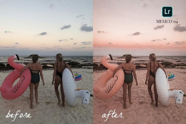 Preset Kelly Hill - Beachy Pinks for lightroom