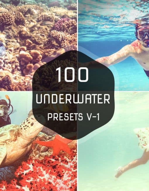 Preset 100 underwater for lightroom
