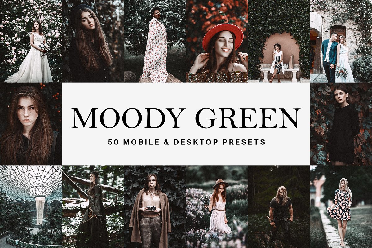 Moody Green Lightroom Presets Free Download